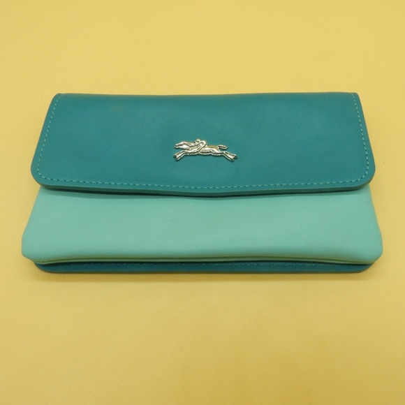 Longchamp Handbags - Longchamp Blue Wallet
